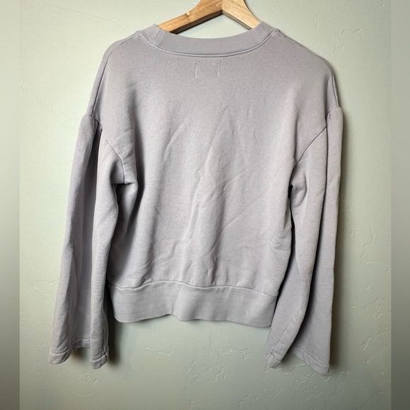 Madewell X Karen Walker Garment-Dyed Long Sleeve Crewneck Sweatshirt Size Medium - Picture 5 of 7